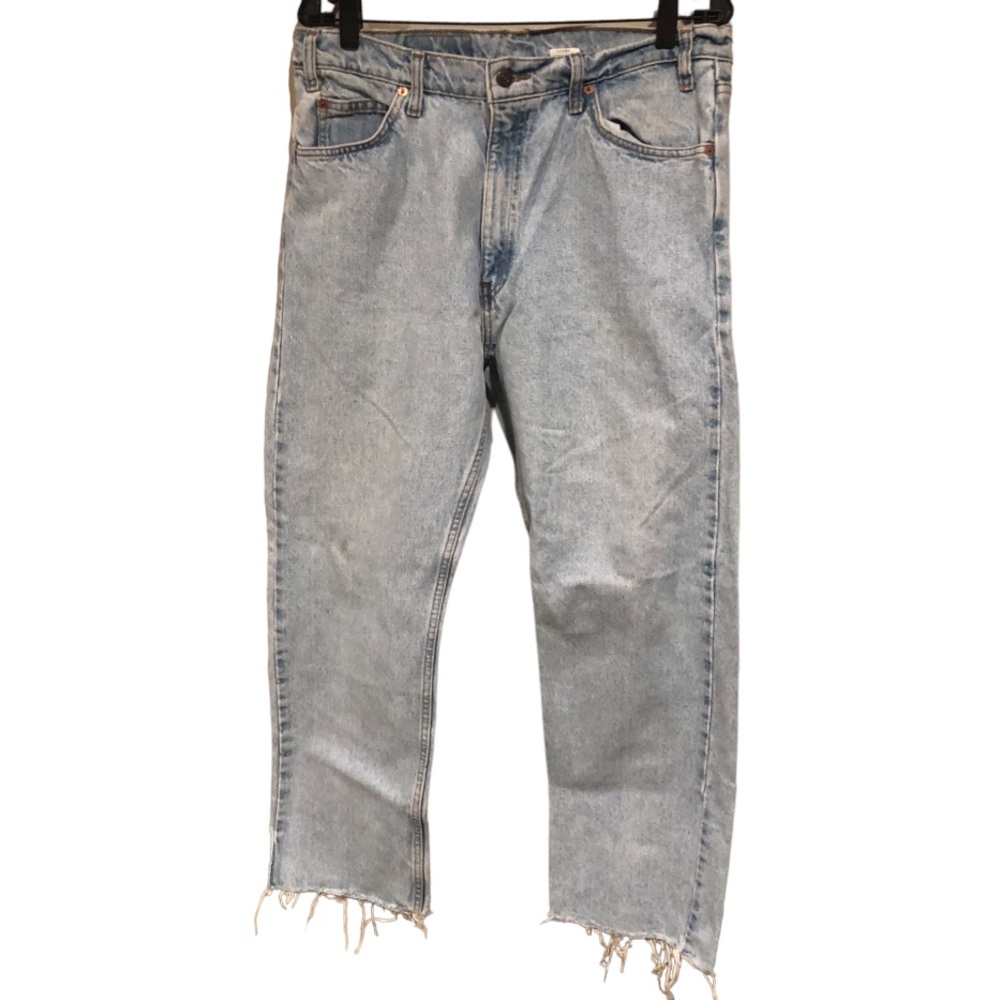 VTG 1997 Orange Tab Levis Jeans - 505 - 36x30 - Raw Hem